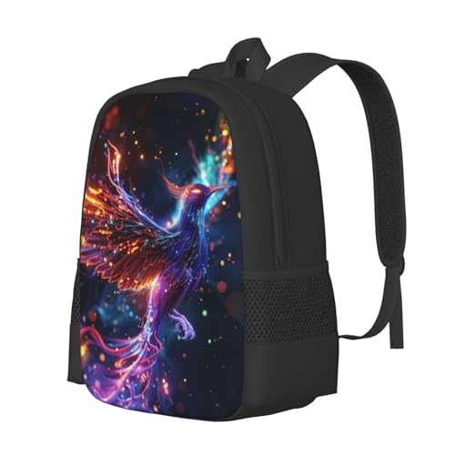 Travel Backpack Beautiful Ethereal Cybergoth Chipmunk 17In Lightweight Casual Daypack for Business Men Women2