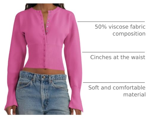 Image of Saodimallsu Womens Cropped Sweaters Cardigan