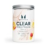 Myprotein Clear Whey Splash Proteinpulver – Himbeere und Zitrone | 20 g Protein pro Portion | Hydrolysiertes Molkenproteinisolat | Kalorienarmer| Erfrischender Proteinsaft – 15 Portionen, 390 g