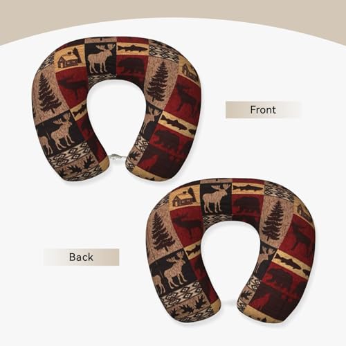 Almohada de poliéster para cuello y hombros negra miniatura 3
