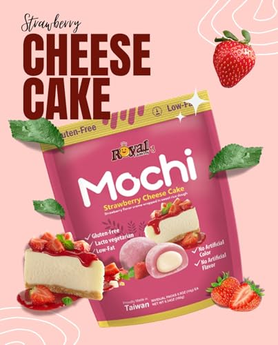 Royal Family Gluten Free Mochi Strawberry Cheese Cake 180g