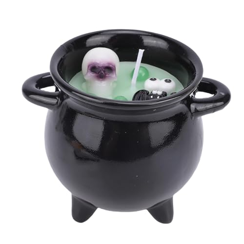 Creuset en céramique gothique et bougeoir crâne de qualité supérieure