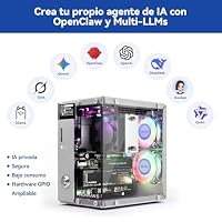Pironman 5 NVMe M.2 SSD PCIe 2.0/3.0 Mini-PC-Gehäuse für Raspberry Pi 5 Hailo-8L, OpenClaw KI-Agent, Tower-Kühler + Dual-RGB-Lüfter, 0,96" OLED-Modul, Safe Shutdown, HDMI, RGB-Effekt – Ansicht 7