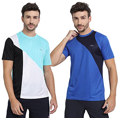 Image of FTX Men's Dri-Fit Round Neck T-Shirt Combo - Pack of 2 (710)