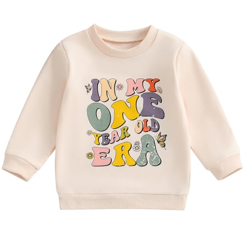 Canis In My One-Six Years Old Era Toddler Baby Girls Birthday Sweatshirt 1st 2nd 3rd 4th 5th 6th Birthday Outfit Shirt