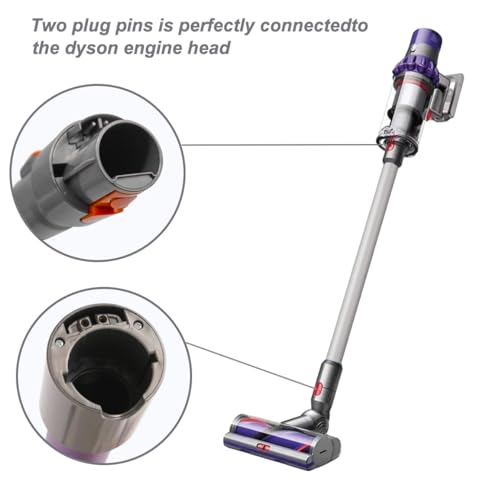 Image of Replacement Wand Tube for Dyson Stick V15 V11 V10 V8 V7 Vacuum Parts, Extension Vacuum Replacement Parts, 28.7 In (Silver)