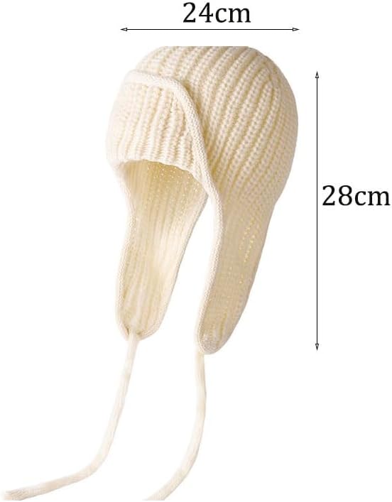 Ladies' Nylon Warm Hat Outdoor Thickened Windproof Knitted Woolen Hats