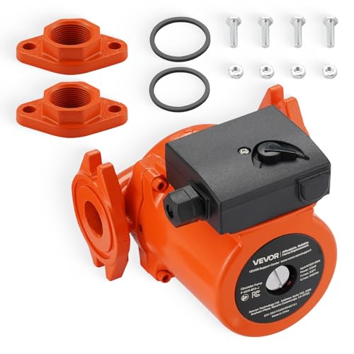 VEVOR F-0011-BF4-J Cast Iron Circulator Pump 33 GPM 120V