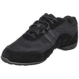 Modellnummer: S933M. Sansha Blitz3 Tanz-Sneaker Textil-Frontsohle, Schwarz - Schwarz - Größe: 36 2/3 EU