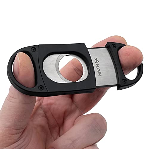Cortador charutos XIKAR X8 lâmina dupla resina preto