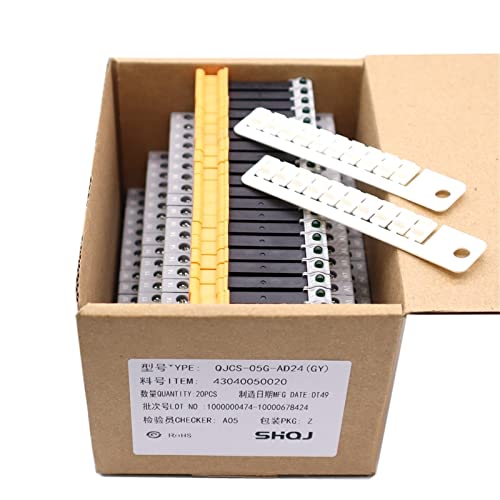 Relé delgado SSR DIN QJCS-05G-AD24 con control CC CA y bobina de 12-24 VCC 5