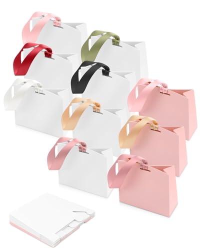 Small Gift Bags Mini Paper Bags for Birthday Party Wedding Christmas 11.5x10x4.5cm Jewelry Favor Pouches Gift Packaging 10 Pcs