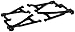 RPM 80692 Front Upper and Lower A-Arms for 1/16 E-Revo, Black