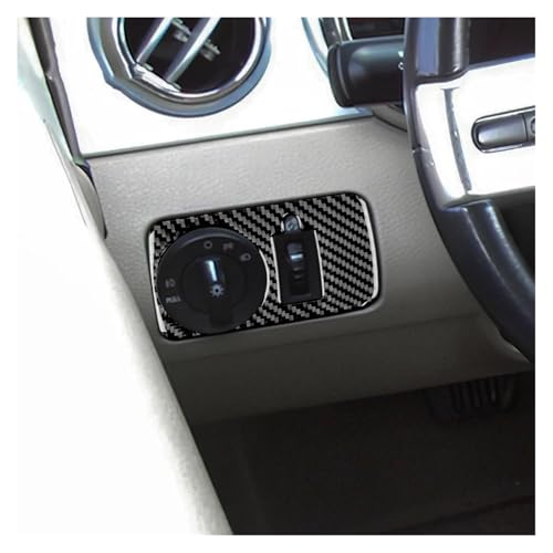 Cubierta de interruptor de faro autoadhesiva, embellecedor interior Mustang GT 2005-2009 4