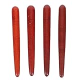 4Pcs Manual Acupressure Pen Wooden Thai Massage Stick Rod Deep Tissue Massage Tool Trigger Point Relief Pain Therapy Tools Full Body Relaxing Gifts Acupressure Pen,Acupressure Tools