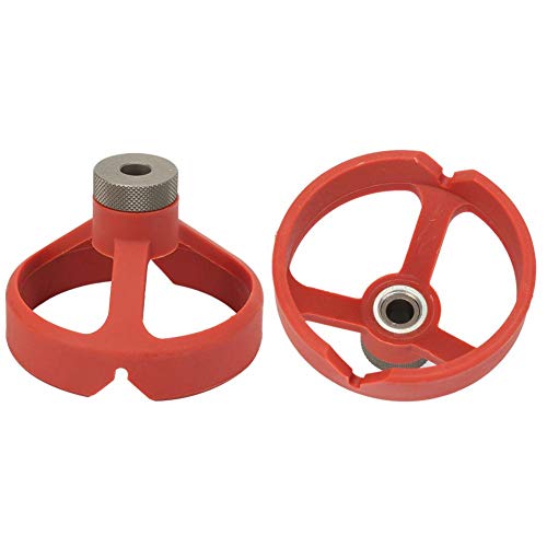 Miniatura 5 de Broca de perforación 567890.394 in herramienta de carpintería localizador de perforación vertical accesorio de perforación (rojo)