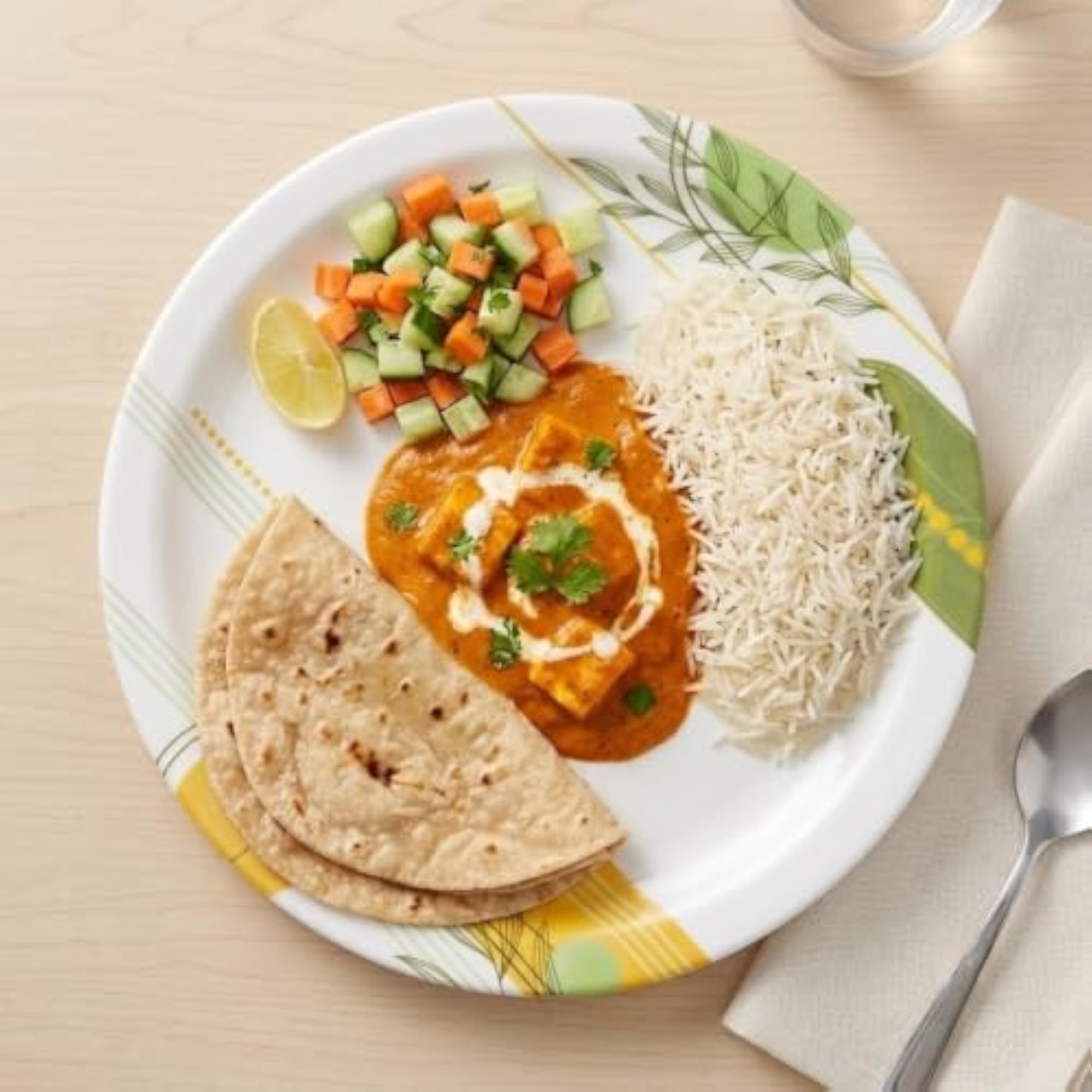 Melamine Quarter Plates | Round Half Plate Serving Set