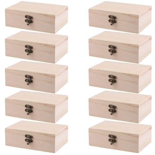 Boîte en bois brut pour ranger vos petits objets sans encombrer l'espace - 2