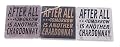 Blue Sky Ceramic All & Tomorrow is Another Chardonnay Stone Tile (3 Pack), 4 x 4, Multi