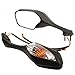MZS Racing Motorcycle Mirrors, Turn Signals Rearview Side Mirror Fairing Accessories Black Compatible with CBR1000RR 2008-2016