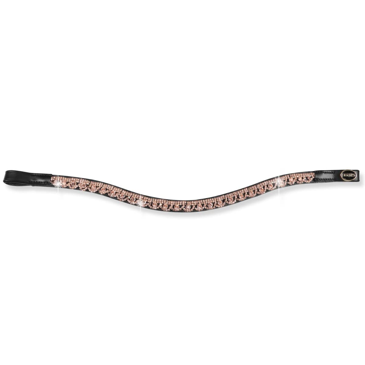 Horses Frontalino Luxe Rosegold, Realizzato con Materiali di Alta qualità, Resistente, Ergonomico e Sicuro
