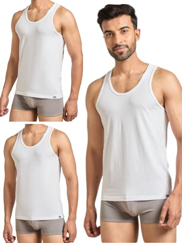 Image of Modern Crew CoolSense Vest for Men | Super Combed Cotton, Stay Upto 3 Degree Cool & Fresh, Anti-Bacterial | Black