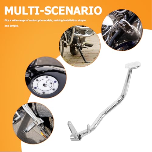 image for Garneck Motorcycle Rear Brake Lever Pedal with Foot Brake Pushrod Comp