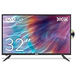 Cello C3220F 32" inch HD Ready LED TV with built in DVD player with Freeview HD Built in Satellite receiver 3 X HDMI and USB 2.0 to record Live TV Made in the UK,Black