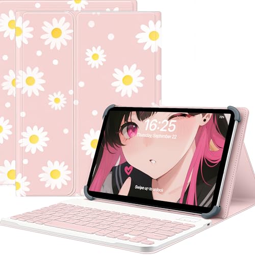 For NEC VersaPro PC-VKF11U �P�[�X 9-11�C���` �^�u���b�g���C�����X ���C������ �X�^���h�@�\ �������L�[�{�[�h�t�� �l��TPU�t�b�N�Œ� Bluetooth�L�[�{�[�h �ϏՌ� PU���U�[ ����PU���U�[ Type-C�[�d�Ή�