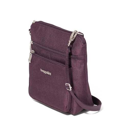Image of Baggallini Modern Pocket Crossbody Bag for Women, 8.5 inchx8.5 inch Handbag Purse with RFID, Lightweight Water-Resistant