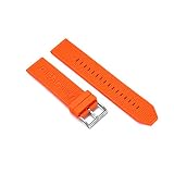 CIGA Design Silikon Uhrenarmband Schnellspanner 22mm Edelstahl Schnalle Ersatzband Silikonkautschukband für wasserdichte flexible Uhren