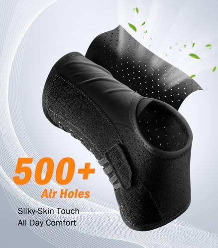 WHCOOL Slim-Fit Ankle Brace for Sprained Ankle, Quick Lace Up Ankle Support for Women Men With 2 Auto-Shaped Pads, Air Fabric Cool Ankle Stabilizer for Injury Recover, Running,Sports,XS(9.6β-10β) - 3