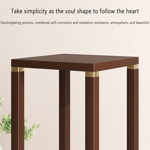 Support balcon plantes multiples en bois naturel pour salon