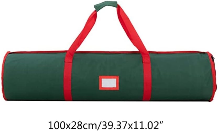 NOBRIM Oxford Cloth Paper Roll Storage Bag Organizer Container Christmas Wrapping Paper Wrap Box Green