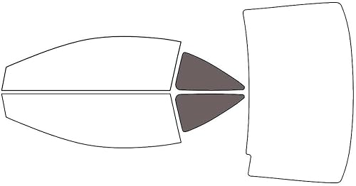 Miniatura 15 de Rvinyl Kit de tinte de ventana compatible con Honda Civic 2006-2011 (Coupe) - Kit de precorte delantero - 20% Parte delantera - 20%,Parte delantera
