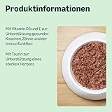 by Amazon Getreidefreies Katzennassfutter, Dose, Pastete Huhn, 6 x 400 g
