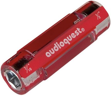 AudioQuest Llave de poste de encuadernación - doble extremo - se adapta a postes de encuadernación de 716" y 12"