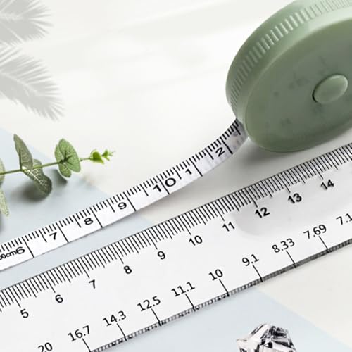 Cinta métrica retráctil de tela 150 cm para costura miniatura 6