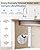 Waterdrop 17UBW-UF 0.01 ?m Ultra Filtration Under Sink Water Filter System for Baçt?ria Reduction, Reduces Lead, Chlorine, Bad Taste & Odor, 24K Gallons, with Dedicated Brushed Nickel Faucet, USA Tech