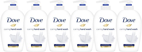 Dove Caring Hand Wash, Original, 250 Ml / 8.45 Ounce (Pack of 6), White