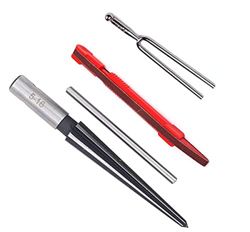 Jiayouy Kit de ferramentas de manutenção de reparo de violino com bolsa de transporte, ferramentas L