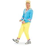 80´s Trainingsanzug perfektes Outfit für Themenpartys oder Karneval