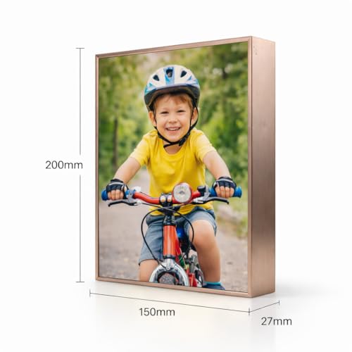 Image of Rangoli Personalized Photo Frame Size- 200mm x 150mm x 27mm | Custom Picture Frame with Your Photo | Premium Tabletop Frame for Home Decor, Gifts for Birthday, Anniversary & Special Occasions.. D-1
