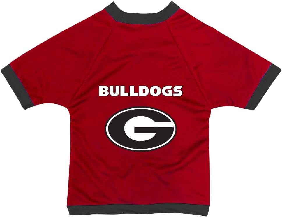 NCAA Georgia Bulldogs Athletic Mesh Dog Jersey