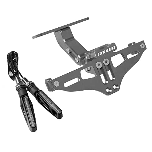 Support de plaque d'immatriculation Suzuki Gixxer 150 155 SF 250 F150 gris