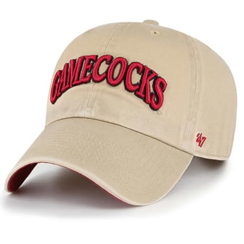 South Carolina Gamecocks Archie Clean Up Adjustable Hat - Khaki