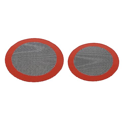 DECHOUS 2pcs Reusable Air Fryer Baking Mats Practical Kitchen Accessories Non-stick Steamer Pads for Even Heat Distribution Easy to Clean for Breads Dumplings