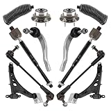 TRQ Front Steering, Suspension,& Drivetrain Kit Compatible with 2016-2019 Chevrolet Malibu