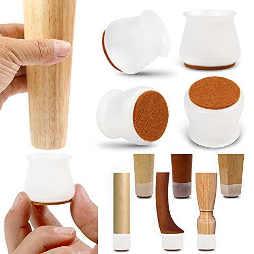 Buy Silicone Chair Leg Protectors 16Pcs Furniture Sliders for Hardwood Floors Protect from