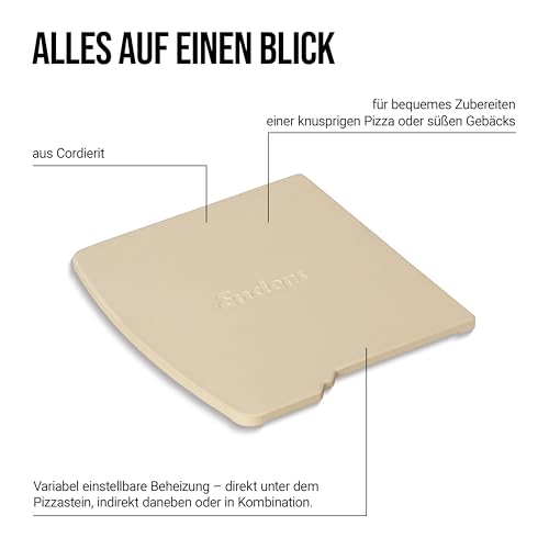 Enders® Pizzastein für Urban II/Explorer II #2073, beige, Ø 31,5 cm